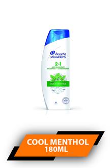 H&s 2in1 Cool Menthol 180ml